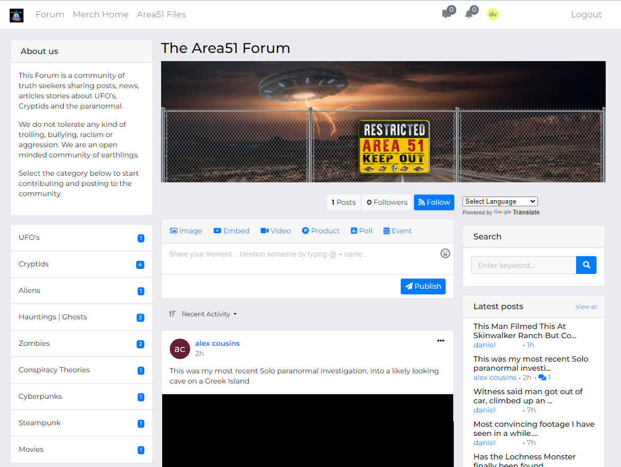 Join Our Free Area51 Forum