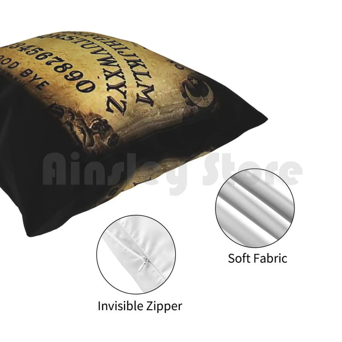 Ouija Game Board Pillow Case Printed Home Soft DIY Pillow cover Board Games Ouija Ghosts Horor Films People Spirits Family