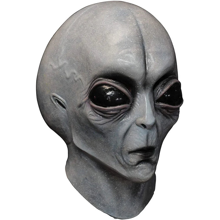 Area 51 Alien Helmet Mask Halloween Cosplay Horror Funny Latex Full Headdress Funny Horror Mascaras Halloween Costume Masquery