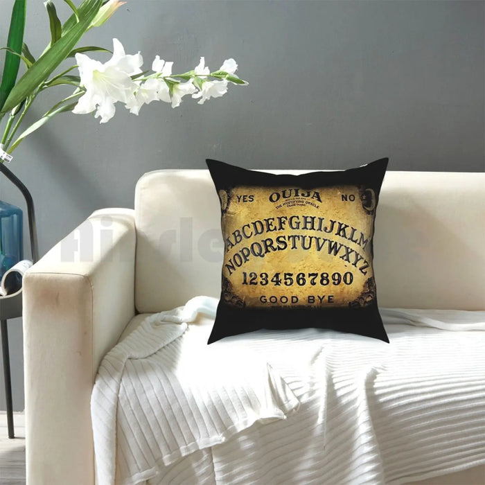 Ouija Game Board Pillow Case Printed Home Soft DIY Pillow cover Board Games Ouija Ghosts Horor Films People Spirits Family