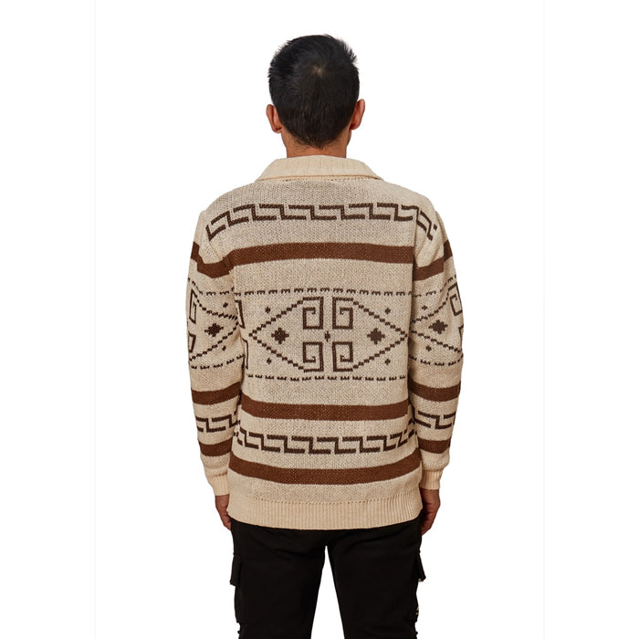 The Big Lebowski Khaki Zipper Cardigan