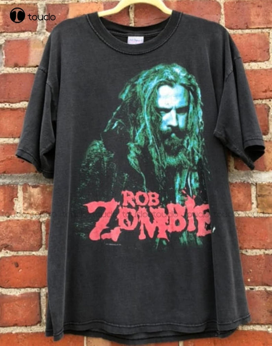 2001 Rob Zombie The Sinister Urge T-Shirt Rob Zombie The Sinister Urge Tour Graphic T-Shirt Tour Unisex Black T Shirt