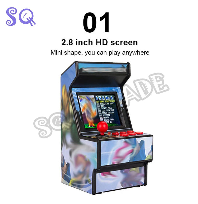 New Mini Arcade Game Machine 16bit For Sega 156 In 1 Games Classical Retro Handheld Video Game