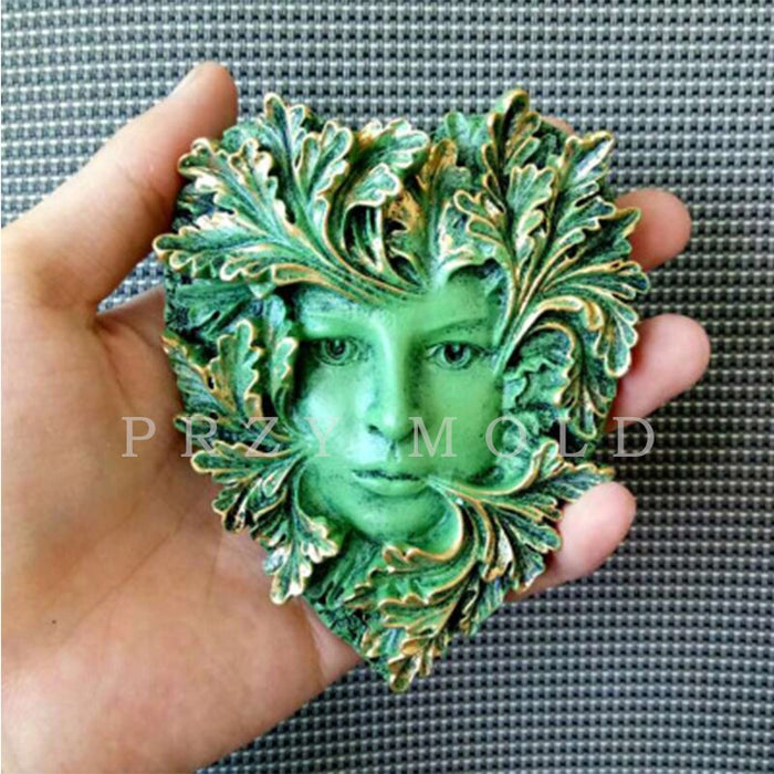 Unique Forest face Silicone Mold