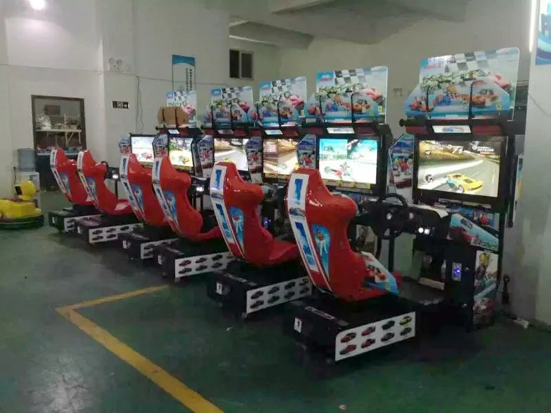 Coin Operated Outrun Arcade Machine Driving Simulator