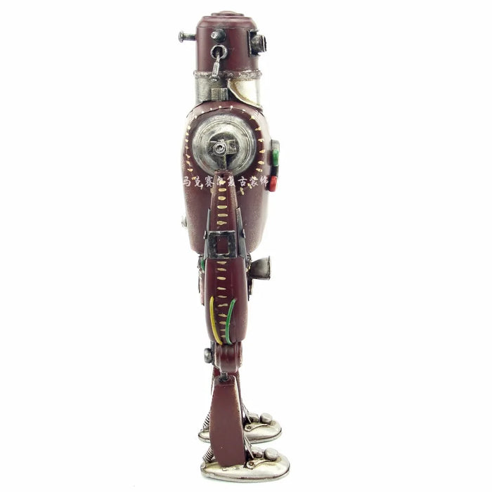 Retro iron, American punk, robot decoration, creative metal arts and crafts, living room, bookcase decoration