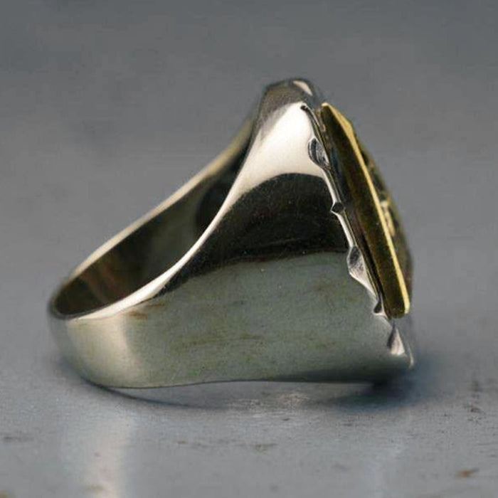 Stainless Illuminati ring