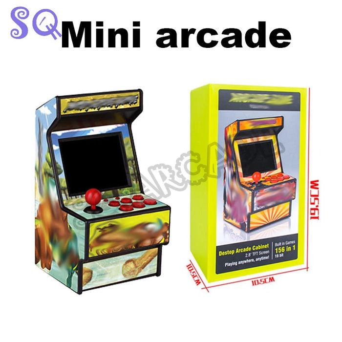 New Mini Arcade Game Machine 16bit For Sega 156 In 1 Games Classical Retro Handheld Video Game