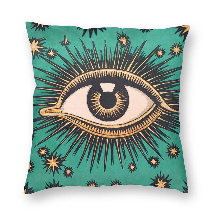 All Seeing Eye Art Pillow Cover Home Decor Evil Mystic Eyes Cushions Throw Pillow for Living Room Double-sided Printing