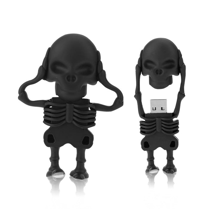 Cool Skull Skeleton headshot Grim Reaper USB