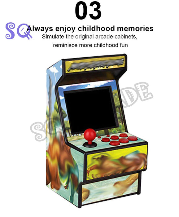 New Mini Arcade Game Machine 16bit For Sega 156 In 1 Games Classical Retro Handheld Video Game