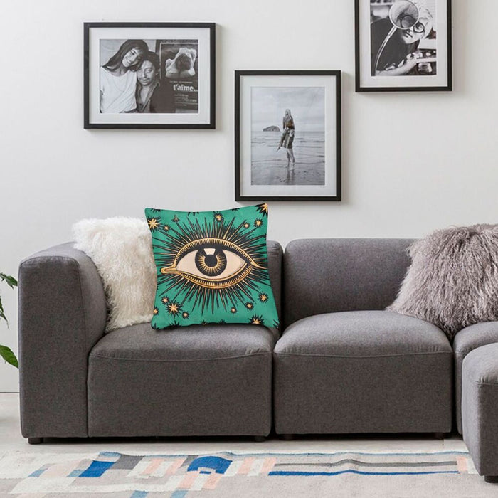 All Seeing Eye Art Pillow Cover Home Decor Evil Mystic Eyes Cushions Throw Pillow for Living Room Double-sided Printing