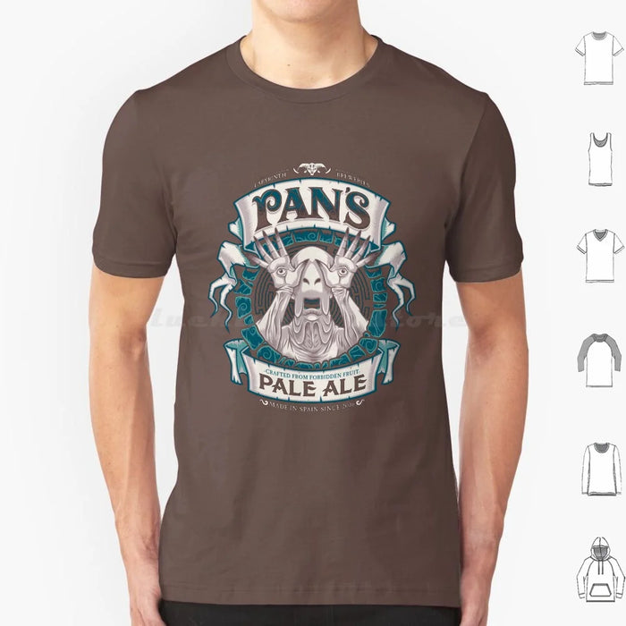 Pan'S Pale Ale ( Variant ) T Shirt Cotton Men Women Diy Print Beer Beer Label Beer Ale Pans Labyrinth Labyrinth Maze Pale Man