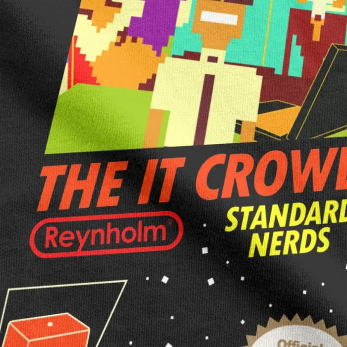 Gift Idea Clothes The It Crowd Nes 8 Bit Game T-Shirts Nerds Men T Shirt Funny Geek Computer Tech TV Show Best Vintage Tee Shirt