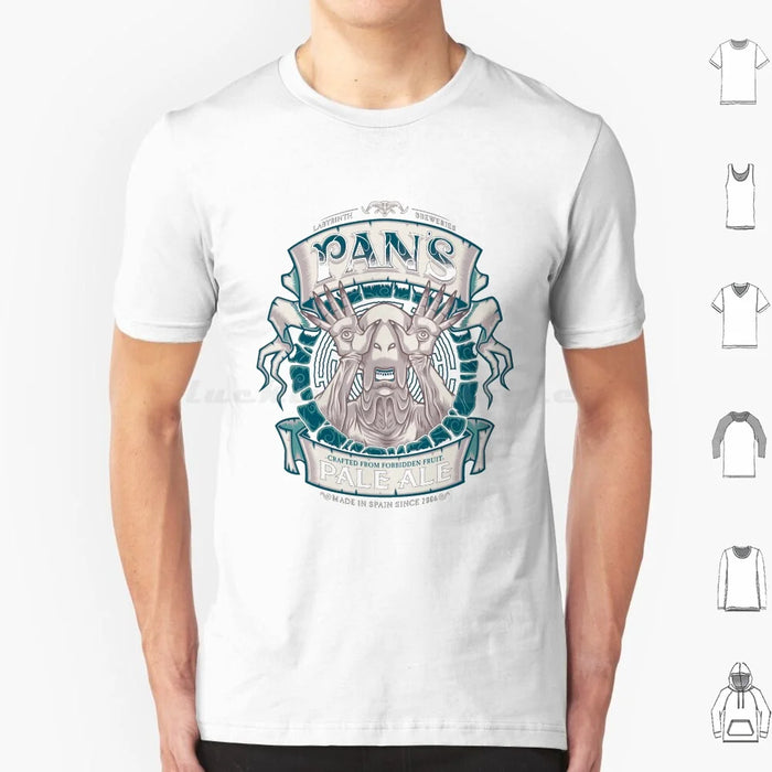 Pan'S Pale Ale ( Variant ) T Shirt Cotton Men Women Diy Print Beer Beer Label Beer Ale Pans Labyrinth Labyrinth Maze Pale Man