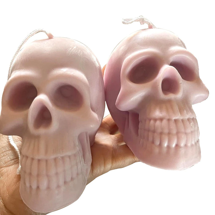 3D Skull Snake Head Candle Silicone Mold DIY Halloween Ornament Epoxy Resin Plaster Craft Casting Molds Home Decoration Tools