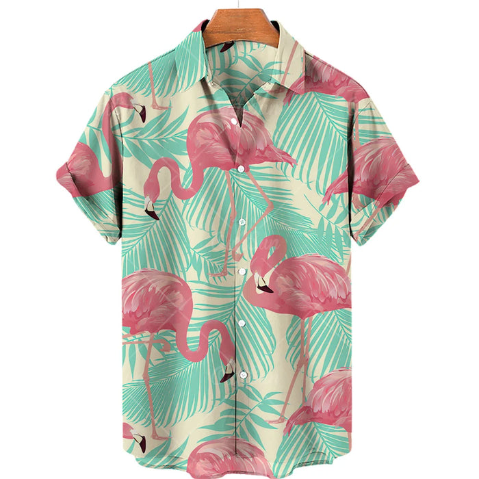 New Hawaiian Stylish Ment's Luxury Casual Floral Shirts Printed 3d Short Sleeve Plus Size Harajuku Rockabilly Anime Maccabi