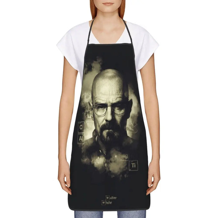 Funny Walter White Let S Cook Breaking Bad Bib Aprons Men Women Unisex Kitchen Chef Tablier Cuisine for Cooking Baking Gardening