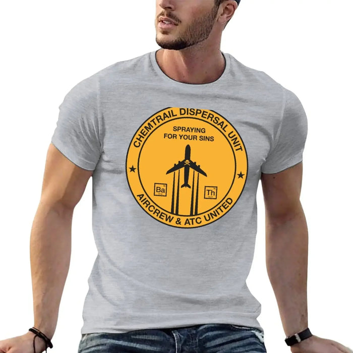 New Chemtrail Dispersal Unit T-Shirt custom t shirt Aesthetic clothing t-shirts man t shirts men