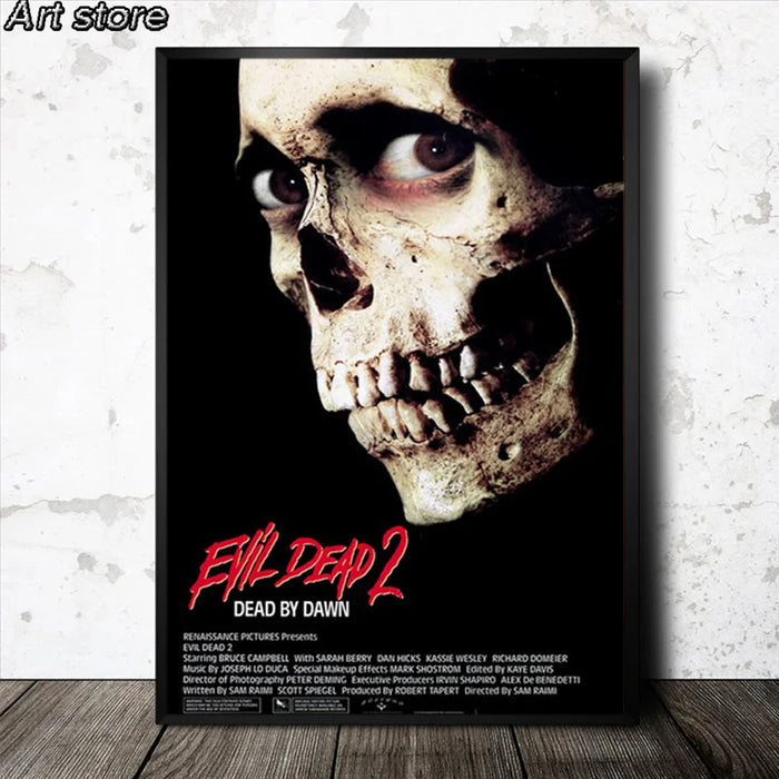 The Evil Dead Classic Horror Movie Abstract Canvas Painting Posters and Prints Wall Art Pictures for Home Room Decor Cuadros