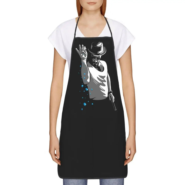 Funny Walter White Let S Cook Breaking Bad Bib Aprons Men Women Unisex Kitchen Chef Tablier Cuisine for Cooking Baking Gardening