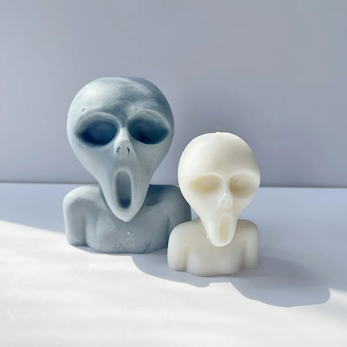 Halloween Ghost Scented Candle Silicone Mold DIY Handless Candle Mold