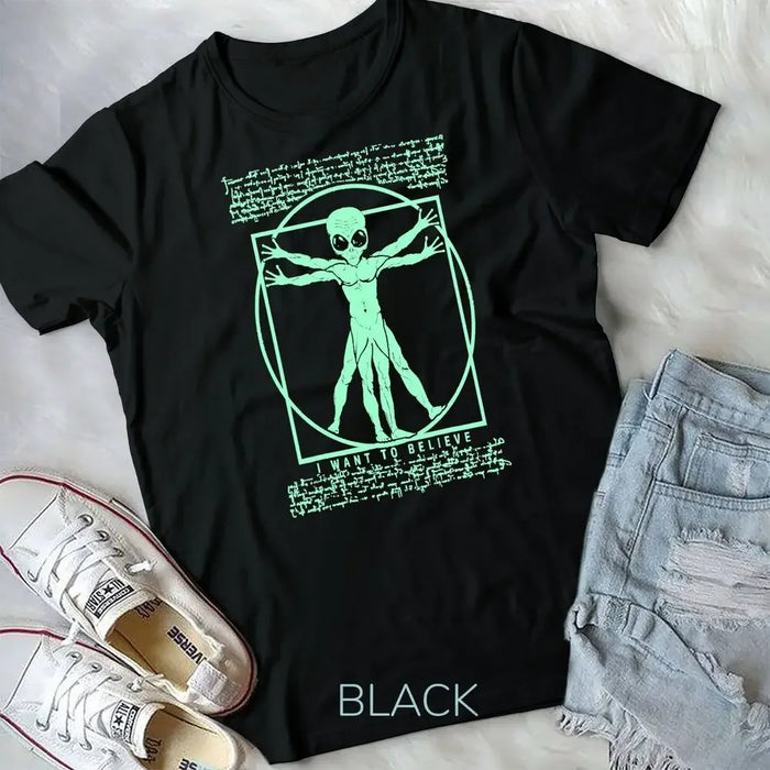 ALIEN TSHIRT ALIENS SHIRT UFO SHIRT ANCIENT ASTRONAUT THEORY Unisex T-shirt High Quality 100%Cotton Short Sleeve