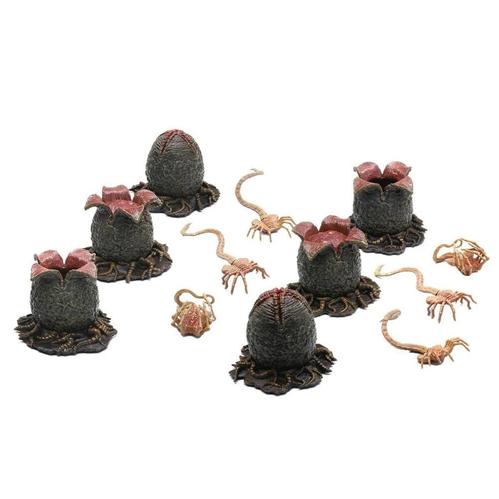 Hiya Toys Aliens Facehugger and Eggs Exquisite Mini Action Figure Collectible Model Toy