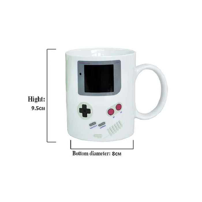 Game Machine Magic Mug Changing Color Mug Coffee Tea Mug Temperature Color Changing Heat Sensitive Cup Birthday Gifts