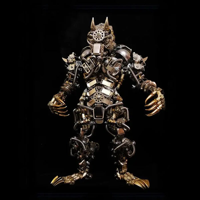 2000pcs+DIY Metal Werewolf Mechanical Model Toy Adult High Difficulty Manual Assembly 3D Puzzle Punk Machine Decoration Kit