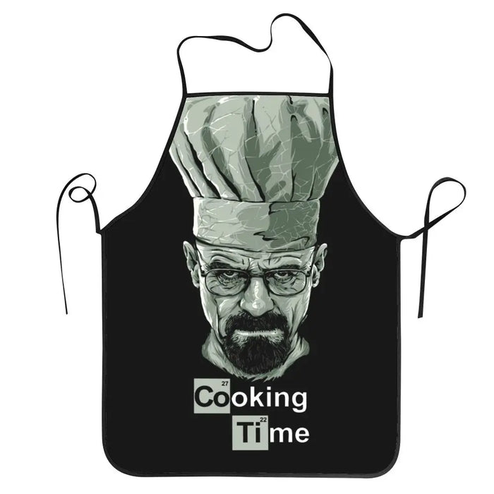 Funny Walter White Let S Cook Breaking Bad Bib Aprons Men Women Unisex Kitchen Chef Tablier Cuisine for Cooking Baking Gardening