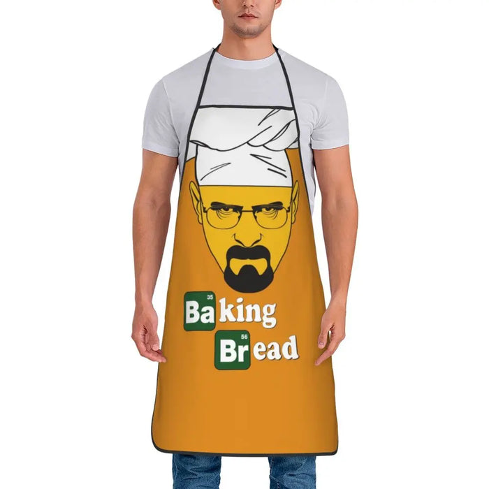 Funny Walter White Let S Cook Breaking Bad Bib Aprons Men Women Unisex Kitchen Chef Tablier Cuisine for Cooking Baking Gardening