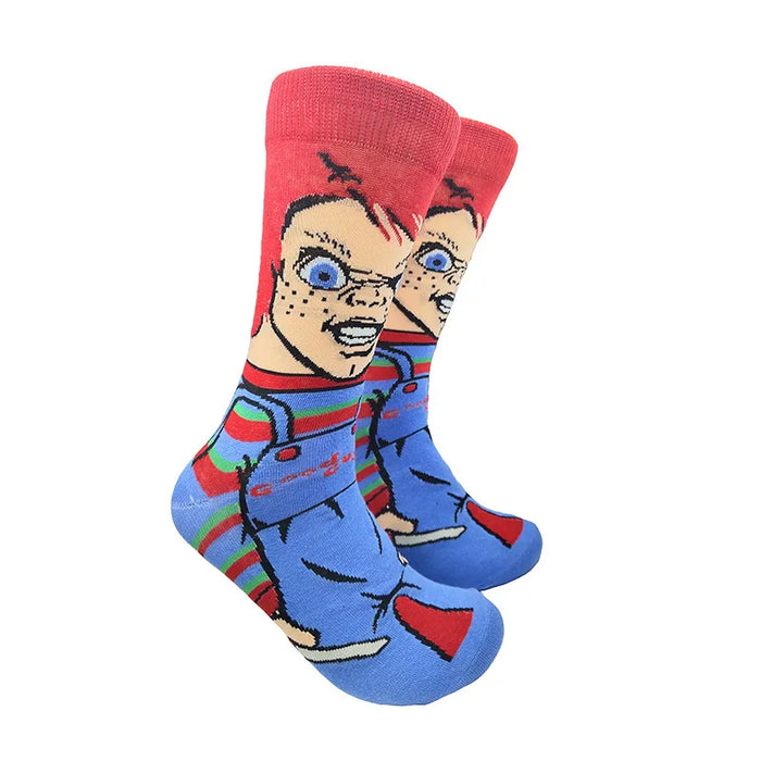 Halloween movie character horror socks