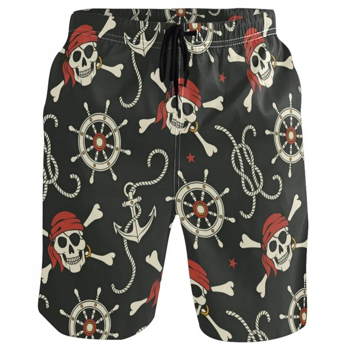 Day of dead Skull board shorts