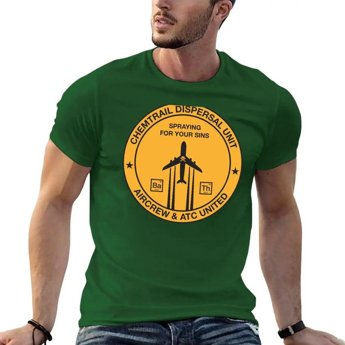 New Chemtrail Dispersal Unit T-Shirt custom t shirt Aesthetic clothing t-shirts man t shirts men