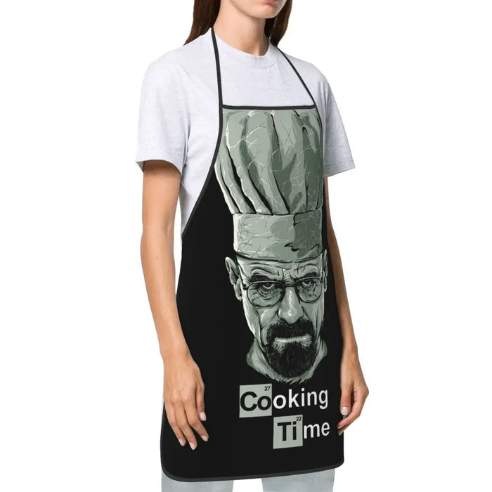 Funny Walter White Let S Cook Breaking Bad Bib Aprons Men Women Unisex Kitchen Chef Tablier Cuisine for Cooking Baking Gardening