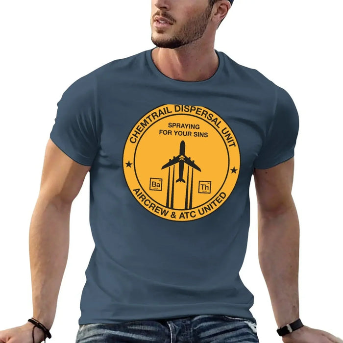 New Chemtrail Dispersal Unit T-Shirt custom t shirt Aesthetic clothing t-shirts man t shirts men