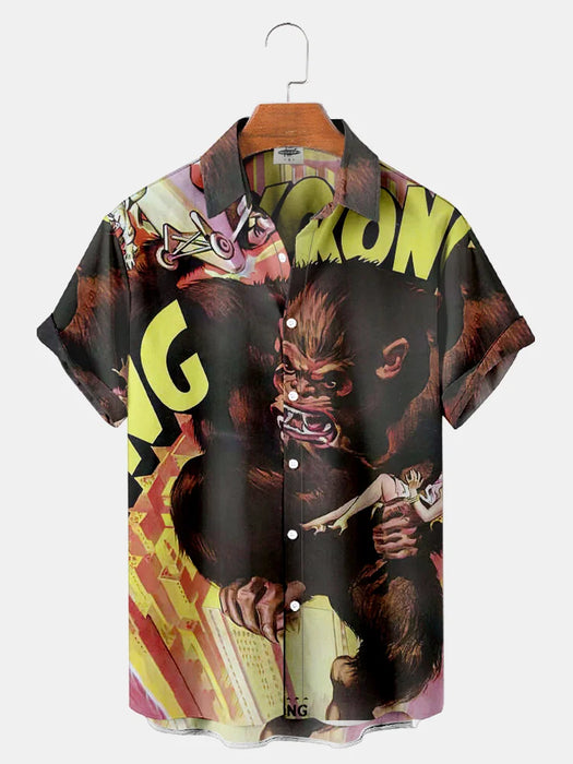 Y2K Clothing Funny For Men Shirts Hawaiian Harajuku 3D Printing Oversized Real Imported-china Camisa Floral Masculina Social