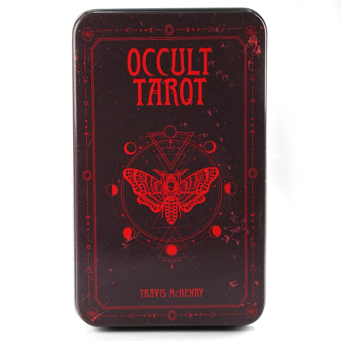 2022 New Style Occult Tarot in a Tin Metal Box Gold-plated Edge Hot Sell Tarot Cards For Divination Tarot Deck Beautiful Packag