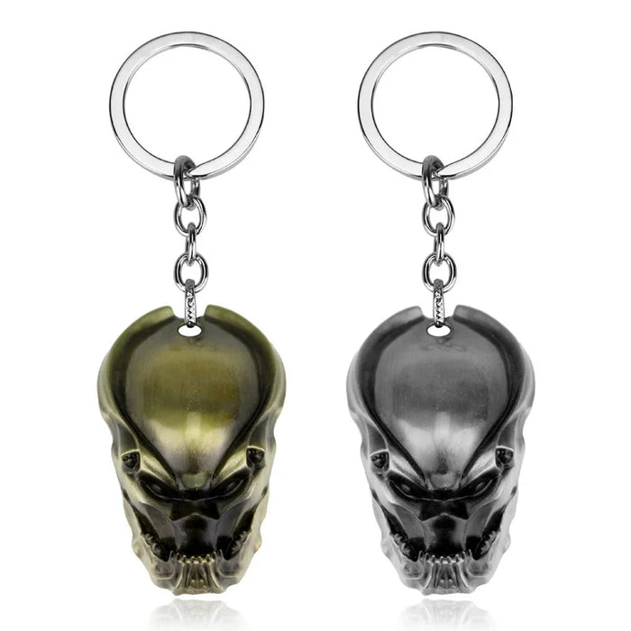 Disney Movie Alien: Romulus Predator Covenant Keychain Necklace AVP Mask Queen Prometheus KeyRings Bags Car Key Jewelry Chaveiro