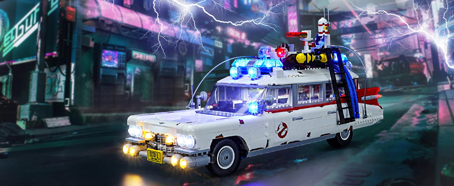 Hprosper 5V LED Light For 10274 Creator Expert Ghostbusters Configuration Decorative Lamp (Not Include Lego Building Blocks)