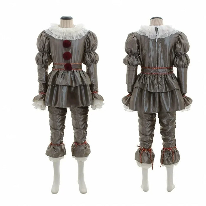 2024 New Clown Soul COS Pennywise Cosplay Halloween Costume Clown Pennywise Anime Cosplay Adult Man Women