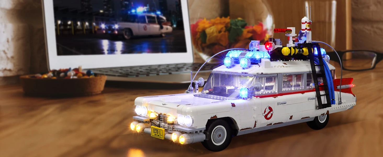 Hprosper 5V LED Light For 10274 Creator Expert Ghostbusters Configuration Decorative Lamp (Not Include Lego Building Blocks)