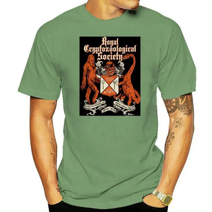 Royal Cryptozoological Society T shirt sasquatch lochness bigfoot society crypto cryptozoological