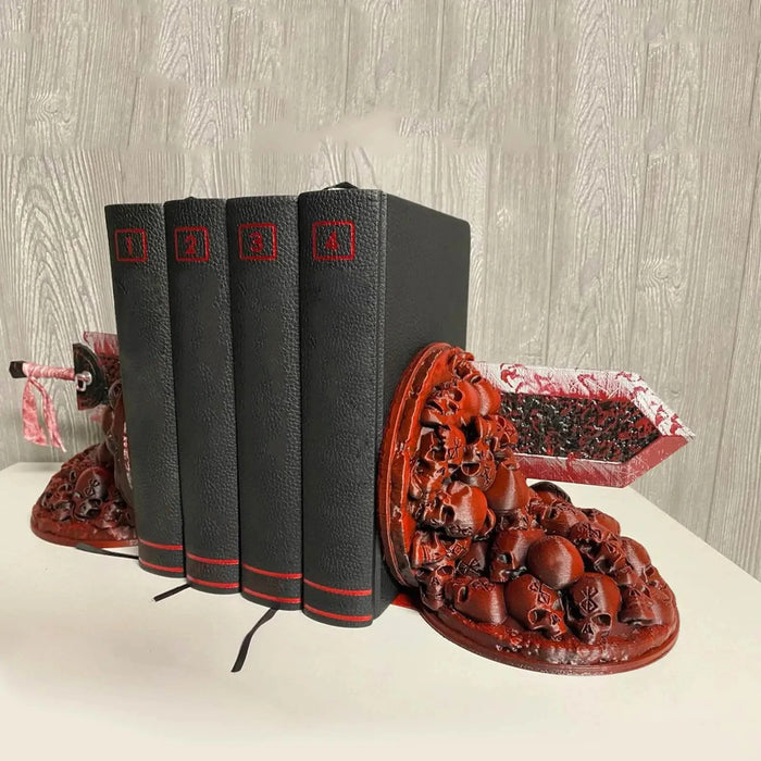 New Berserk Bookends Dragon Slayer's Furious Bookend Sword Bookshelf Resin Book Nook Insert Kits Ornament Home Decor