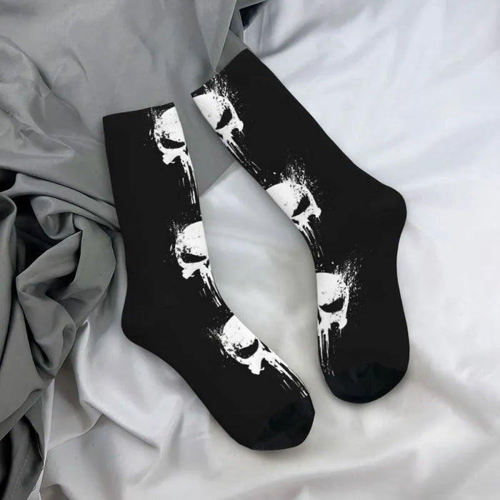 The Punisher Skeleton Skull Socks