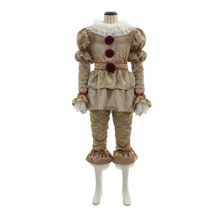 2024 New Clown Soul COS Pennywise Cosplay Halloween Costume Clown Pennywise Anime Cosplay Adult Man Women