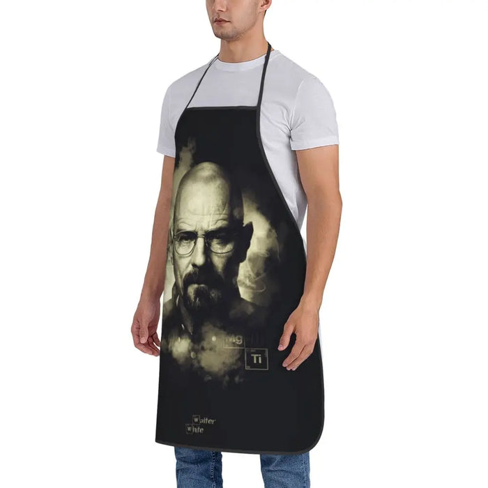 Funny Walter White Let S Cook Breaking Bad Bib Aprons Men Women Unisex Kitchen Chef Tablier Cuisine for Cooking Baking Gardening