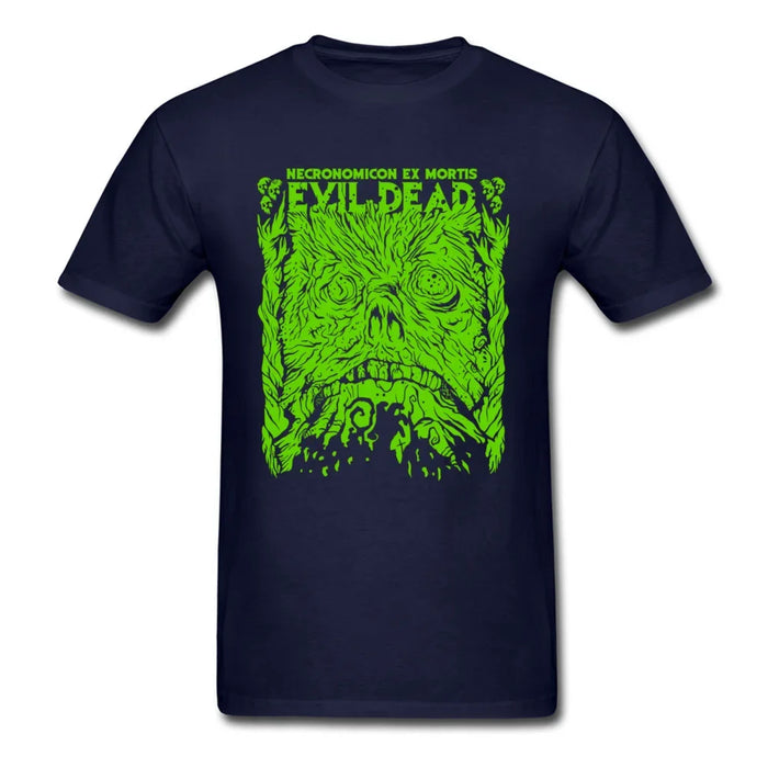 Custom Tops T Shirt 2024 New Fashion Mens Tshirts Street Autumn Tops Tees Crewneck Evil Dead Green Tshirt Funny Design