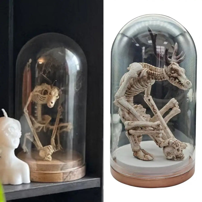 Room Accent Wendigo Skeleton Ornament Curiosity Cabinet Resin Craftsmanship Mermaid Statues Personalized Mysterious Home Decor